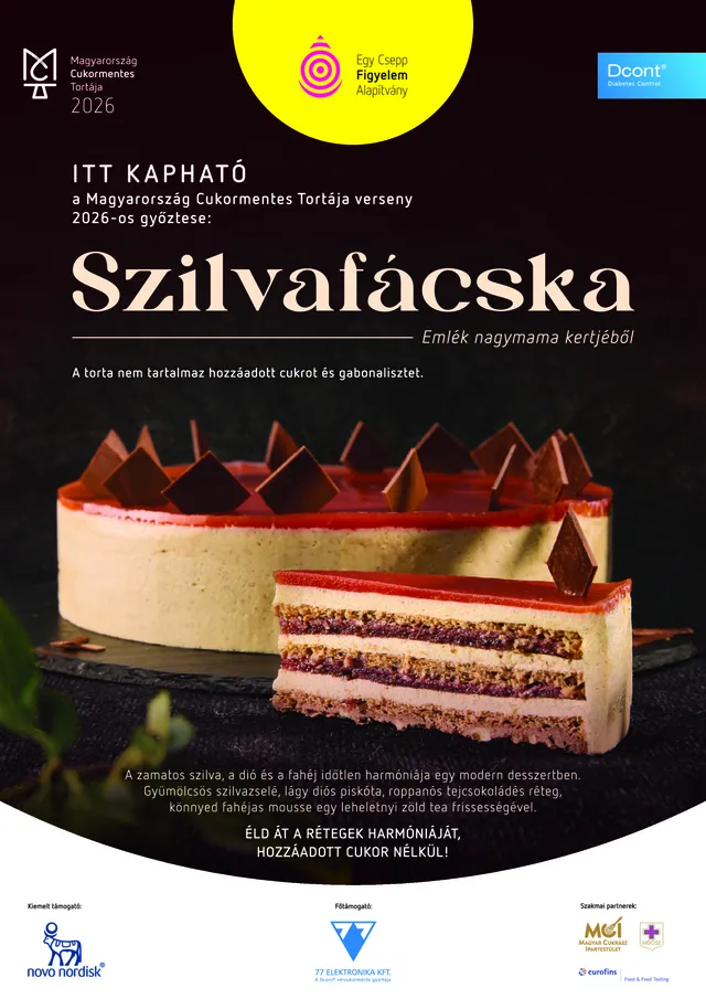 Szilvafácska – Magyarország Cukormentes Tortája 2026